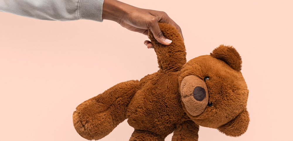 Lending A Teddy Bear As A Gift
